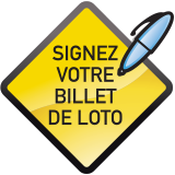 Signez votre billet lotto