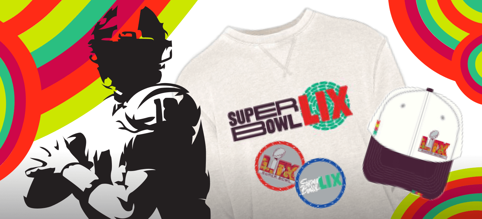 ENSEMBLE DE MARCHANDISES DU SUPER BOWL LIX