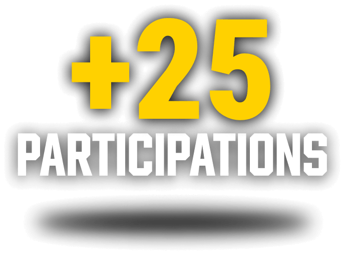 +25 Participations.